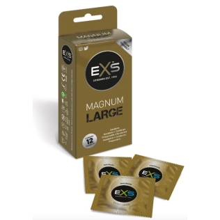 Презервативы большего размера прозрачного цвета Exs Magnum Large 12 штук