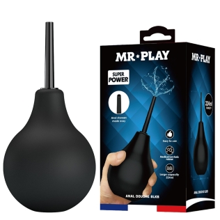 Анальний душ чорного кольору Lybaile MR PLAY BLKC об'єм 224 мл