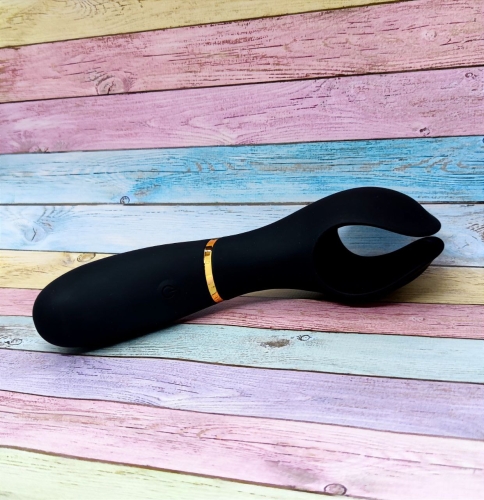 Мастурбатор для пеніса із вібрацією чорного кольору Dream Toys ELITE MAEL - 2