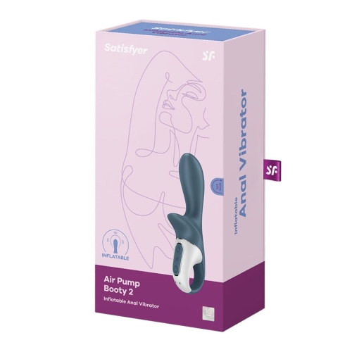 Надувний анальний вібратор Satisfyer Air Pump Booty 2 - 5
