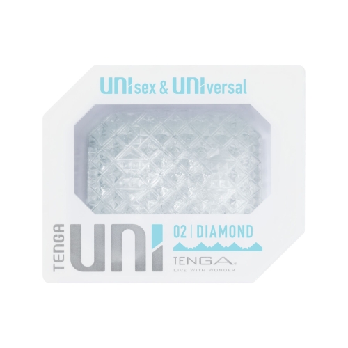 Мастурбатор унісекс компактний прозорий Tenga UNI - 1