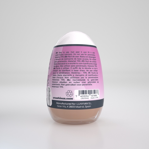 Мастурбатор-яйцо вагина реалистичный телесный CRUSHIOUS EZY EGG THE Skilled - 3