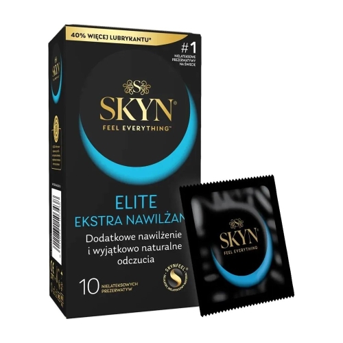 Презервативы безлатексные полиизопреновые с дополнительной смазкой Skyn Extra Lubricated 10 штук - 1