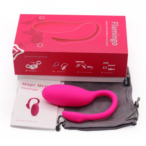 Смарт-виброяйцо для точки G и клитора Magic Motion Flamingo ПОЛНОЕ СМАРТФОН УПРАВЛЕНИЕ умное управление - 14