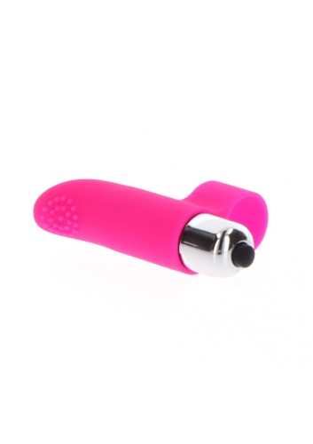 Вібратор на палець для стимуляції клітора рожевий Toy Joy Tickle Pleaser - 3
