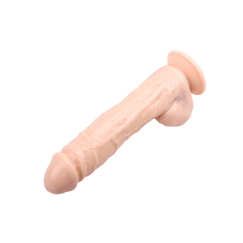Тілесний реалістичний вібратор з пультом керування Alexander Lee 10 Vibrating Dildo - 3
