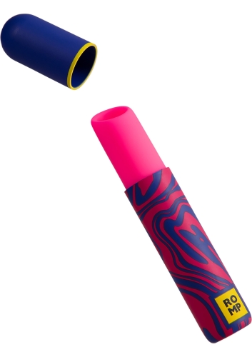 Клиторальный вибратор в виде губной помады розовый Romp Lipstick - 2