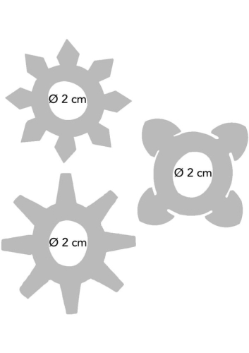 Ерекційні кільця на член фіолетові Toy Joy Tickle C-Rings 3 штуки - 2