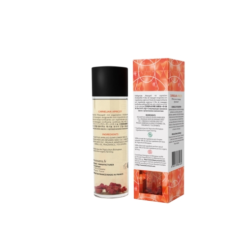 Масажне масло бадьорить з сердоліком EXSENS Carnelian Apricot 100мл - 2