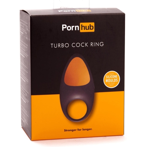 Ерекційне віброкільце Pornhub Turbo Cock Ring Порнхаб Турбо кільце для члена зі стимуляцією клітора потужна ерекція - 4