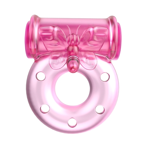 Кольцо с вибрацией и презервативом Vibrator &amp;amp; condom BI-010081 - 2