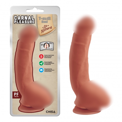 Фалоімітатор реалістичний на присосці тілесного кольору Chisa Carnal Pleasure Latin - 1