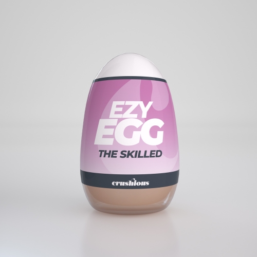 Мастурбатор-яйцо вагина реалистичный телесный CRUSHIOUS EZY EGG THE Skilled - 2