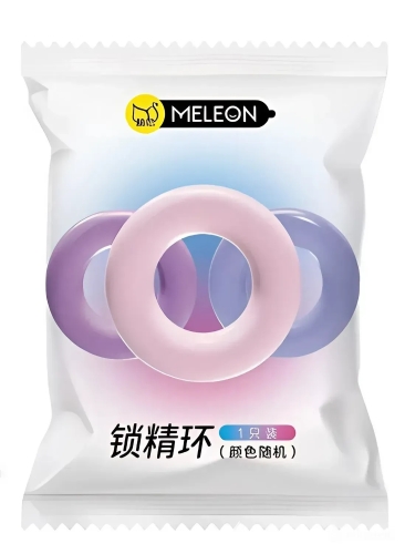 Ерекційне кільце випадкового кольору Meleon - Delay Rings (Assorted Colors) - 1