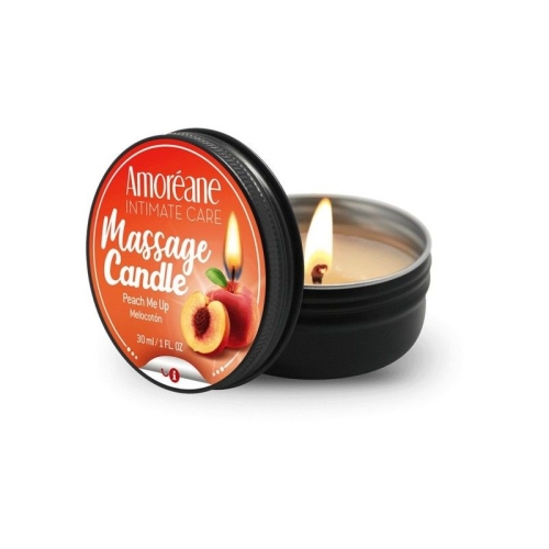 Массажная свеча Соблазнительный персик Amoreane Peach Me Up 30 мл - 1