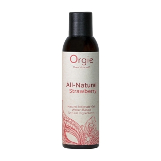 Оральный лубрикант со вкусом Клубники на водной основе Orgie All Natural Strawberry 150 мл
