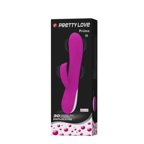Вібратор зі стимуляцією клітора силіконовий Lybaile Pretty Love PRIMO - 9