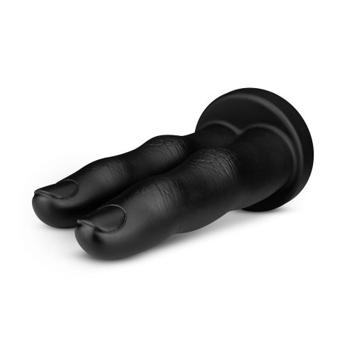 Анальний затор у вигляді двох пальців чорного кольору BUTTR Victory Double Finger Butt Plug - 5