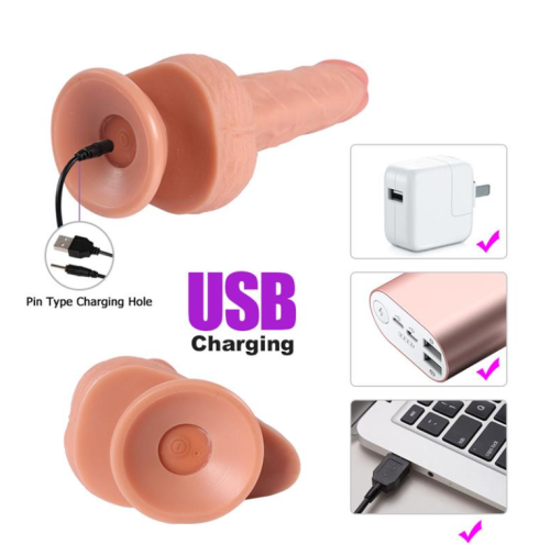 Вібратор подвійний з 20 режимами вібрації та стимуляції клітора Hayden vibrating - 3