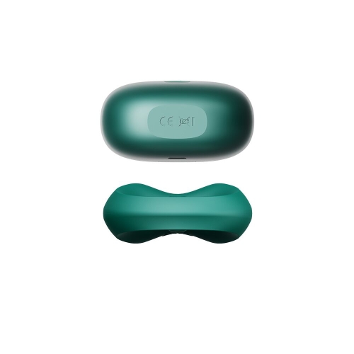 Ерекційне віброкільце на член зеленого кольору Zalo Apis Turquoise - 12