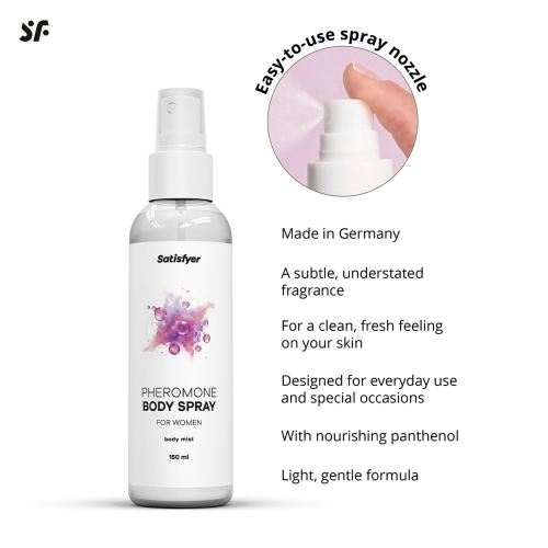 Спрей для тела с феромонами женский Satisfyer Pheromones Body Spray For Women 150 мл - 3