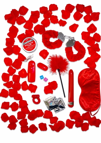 Набір подарунковий іграшок червоного кольору Toy Joy Romance Gift - 1