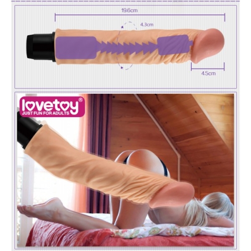 Реалистичный гибкий вибратор Lovetoy - 3