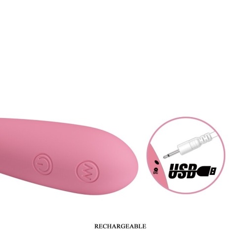 Мини-вибратор для точки G розовый Pretty Love Grace - 8