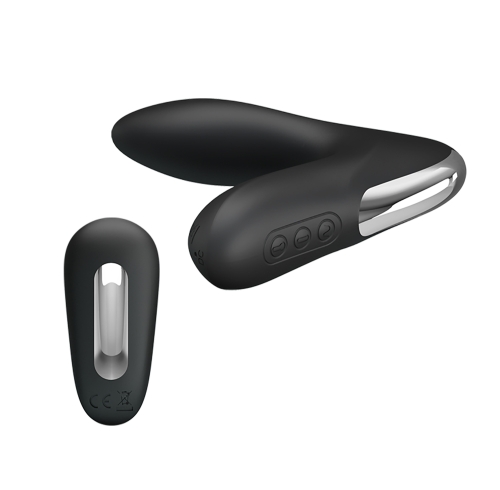 Вибромассажер простаты расширяющийся с пультом ДУ черный LYBAILE Mr. Play Remote Control Vibrating Prostate Massager - 4