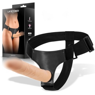 Страпон гнучкий реалістичний ремінний тілесний Latetobed ​​Magto Bendable Strap-On Harness