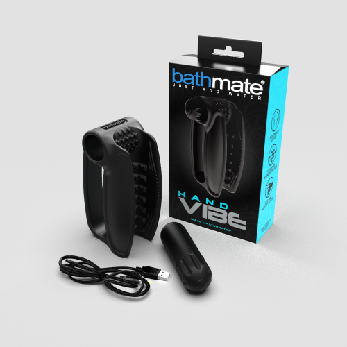 Мастурбатор з віброкулею Bathmate Hand Vibe чорний - 2