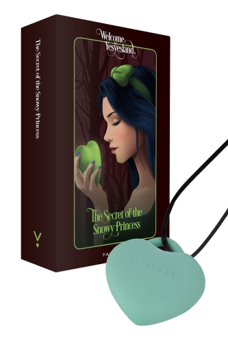 Міні вібратор для клітора зеленого кольору FairyGasm PleasureStone - 1