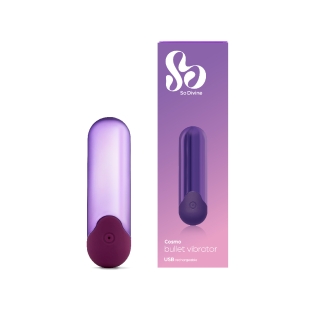 Вибропуля для клитора фиолетовая So Divine Cosmo Mini 