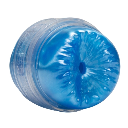 Мастурбатор Двосторонній Анус і Вагіна синього кольору Fleshlight Quickshot Alien - 4