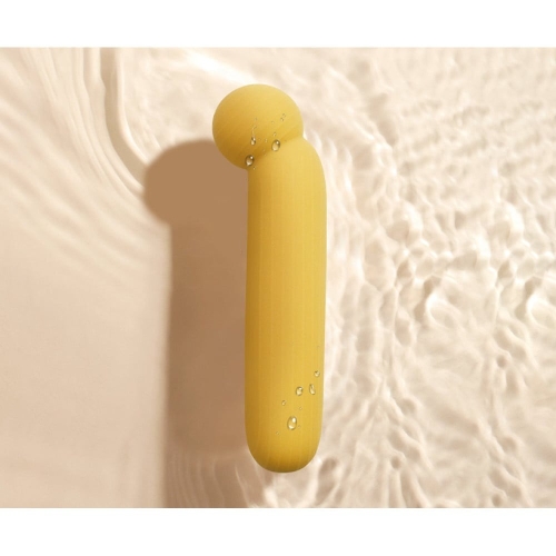 Вагінальний вібратор для точки G бежевого кольору Sweet Em Velvet Lure - 4