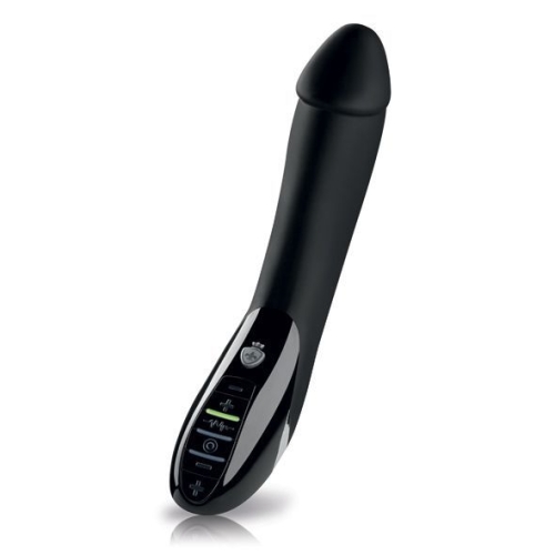 Вібратор з електростимуляцією чорний Mystim tickling Truman eStim - 1