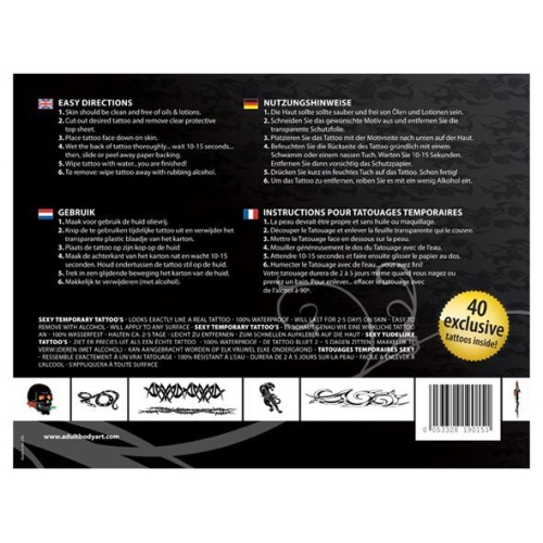 Тимчасове тату Tattoo Set-Punk Bitch - 5