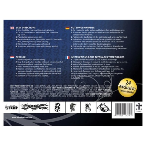 Тимчасове тату Tattoo Set-For Guys - 5