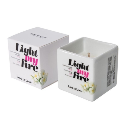 Масажна Свічка з ароматом Monoi Love To Love LIGHT MY FIRE 80 мл - 2