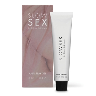 Гель для анальной стимуляции на водной основе с ароматом кокоса Slow Sex by Bijoux Indiscrets