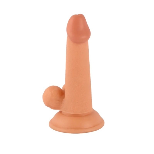 Фаллоимитатор реалистичный на присоске Mr. Rude Realistic Dong Flesh 6.3 телесный - 3