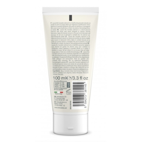 Натуральный лубрикант на водной основе Intimateline Luxuria Bio Cannabis Lubricant 100мл - 2