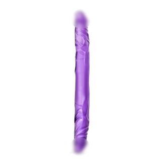 Двухсторонний фаллоимитатор реалистик фиолетовый B YOURS 18INCH