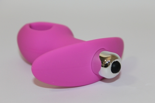 Втулка анальна з вібрацією Sweet Toys L 80 мм d 40 мм, Колір Рожевий - 2