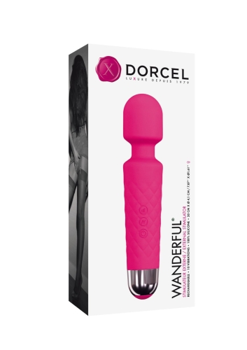 Вібромасажер для інтимних місць Marc Dorcel Wand Wanderful Magenta - 2
