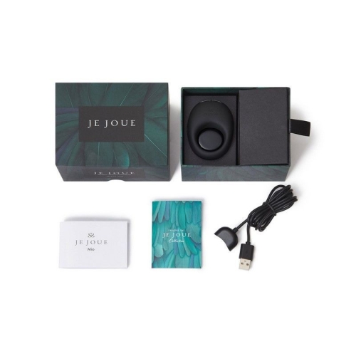 Эрекционное кольцо с вибрацией Je Joue - Mio Black - 3