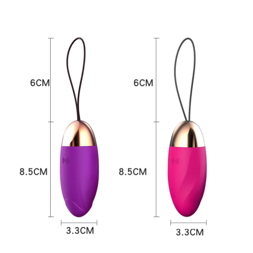Віброяйце вагінальне колір фіолетовий Cottelli Collection USB EGG - 5