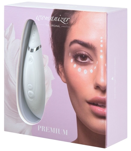 Вакуумний кліторальний масажер з автопілотом білий Womanizer Premium - 6