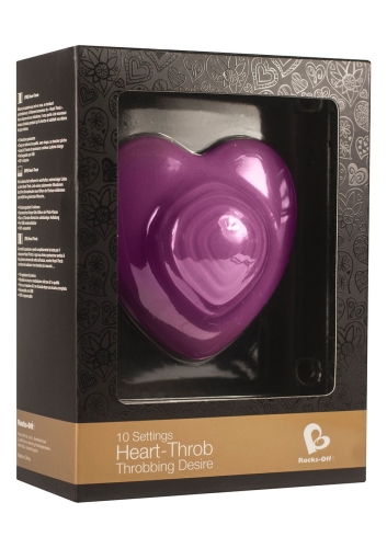 Вибромассажер для интимных мест Rocks Off Heart Throb - 2