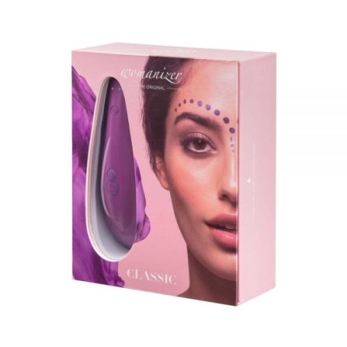 Бесконтактный вакуумный стимулятор клитора фиолетовый Womanizer Classic - 5